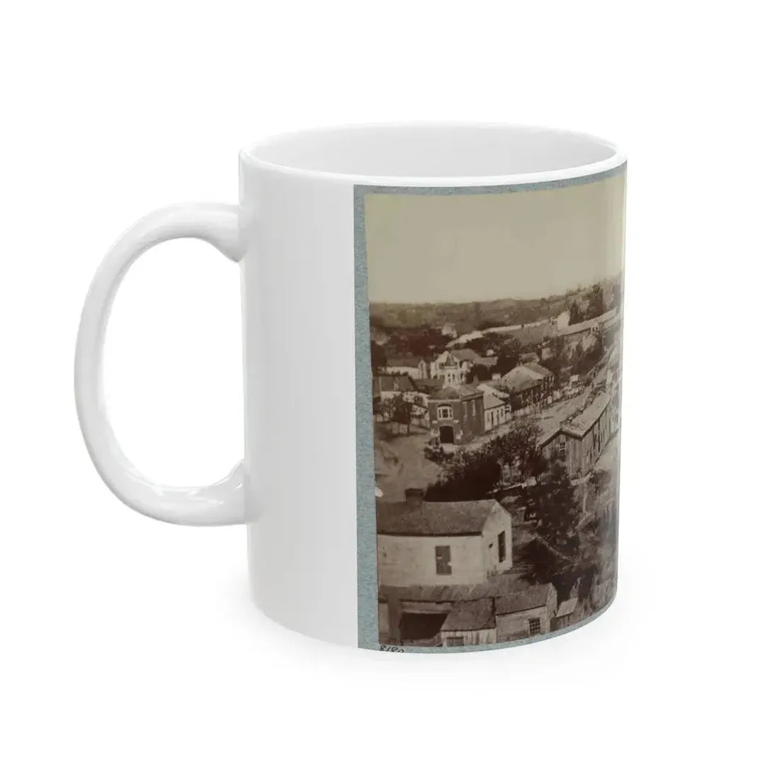 Barracks Of 124th Ill. Infantry, Vicksburg, Miss. (U.S. Civil War) White Coffee Mug - Go Mug Yourself