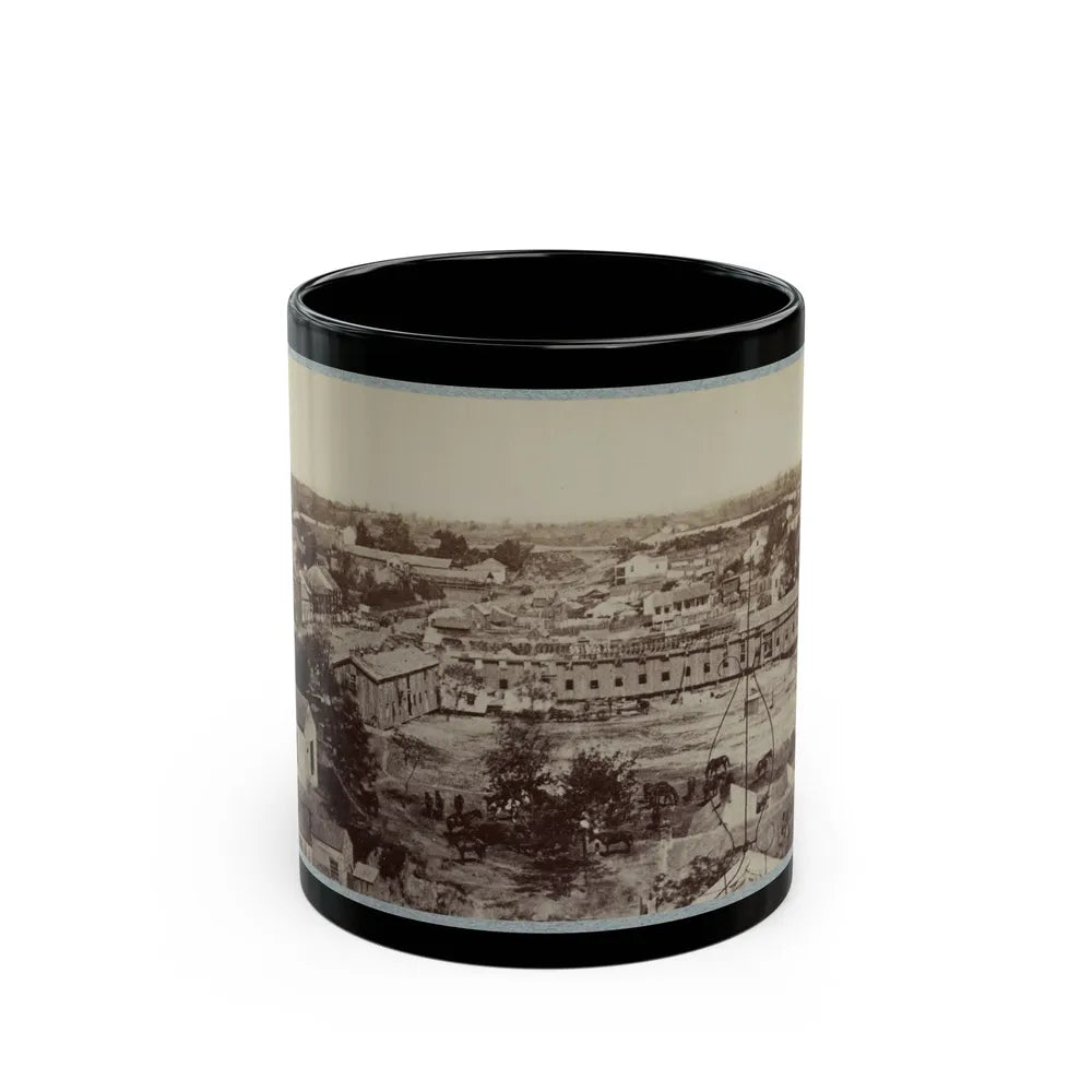 Barracks Of 124th Ill. Infantry, Vicksburg, Miss. (U.S. Civil War) Black Coffee Mug-11oz-Go Mug Yourself