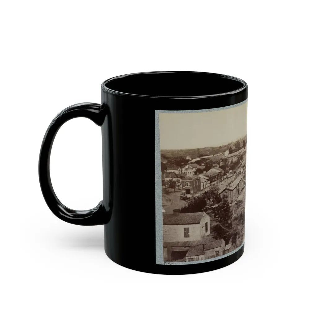 Barracks Of 124th Ill. Infantry, Vicksburg, Miss. (U.S. Civil War) Black Coffee Mug-Go Mug Yourself