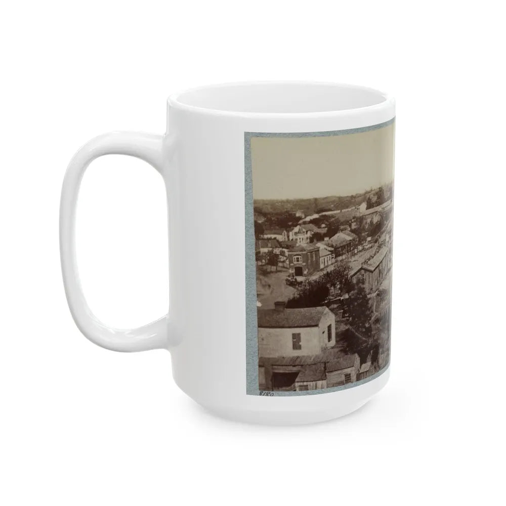 Barracks Of 124th Ill. Infantry, Vicksburg, Miss. (U.S. Civil War) White Coffee Mug-Go Mug Yourself