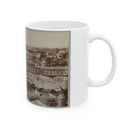 Barracks Of 124th Ill. Infantry, Vicksburg, Miss. (U.S. Civil War) White Coffee Mug-Go Mug Yourself