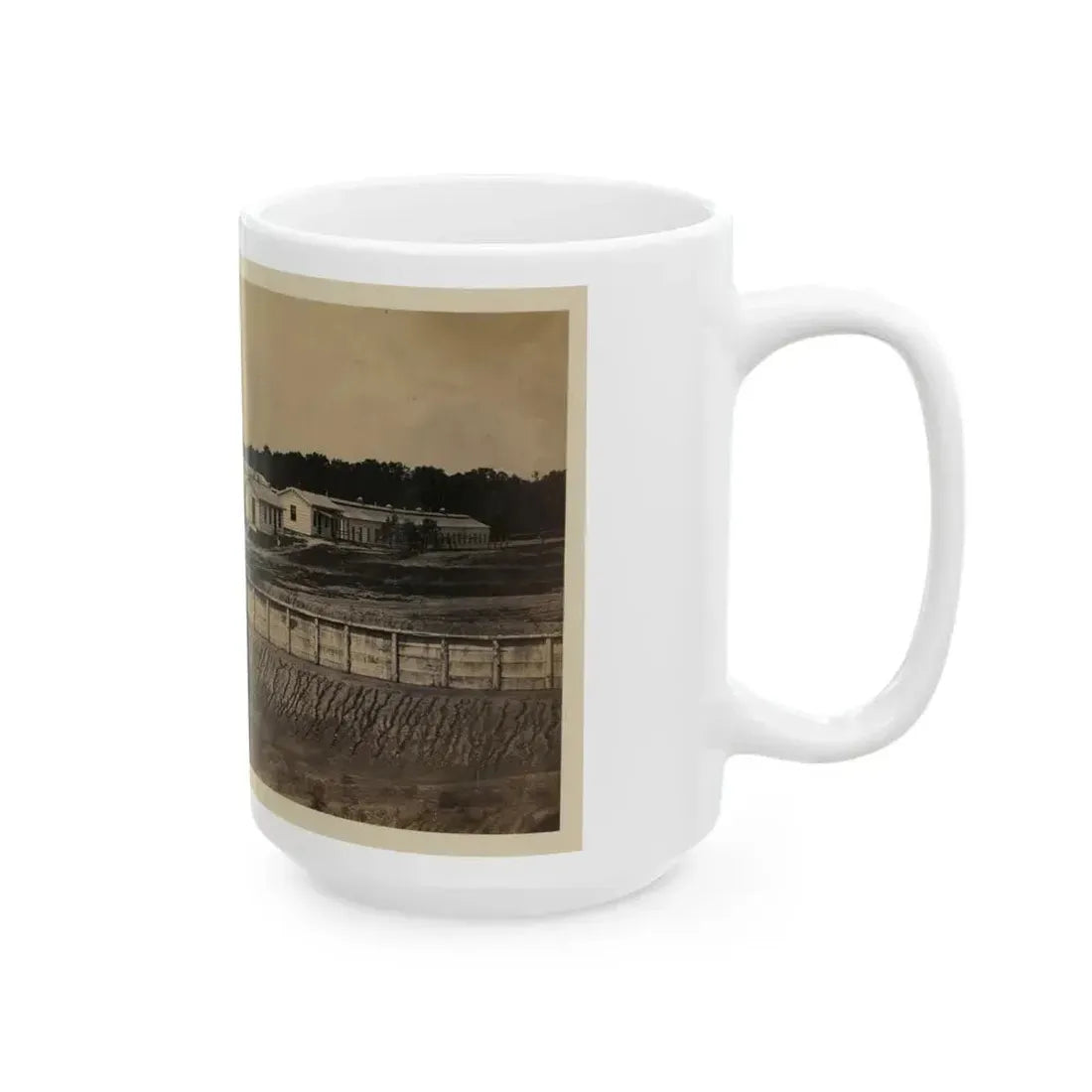 Barracks Of Ft. Carroll, Wash., D.C. (U.S. Civil War) White Coffee Mug - Go Mug Yourself