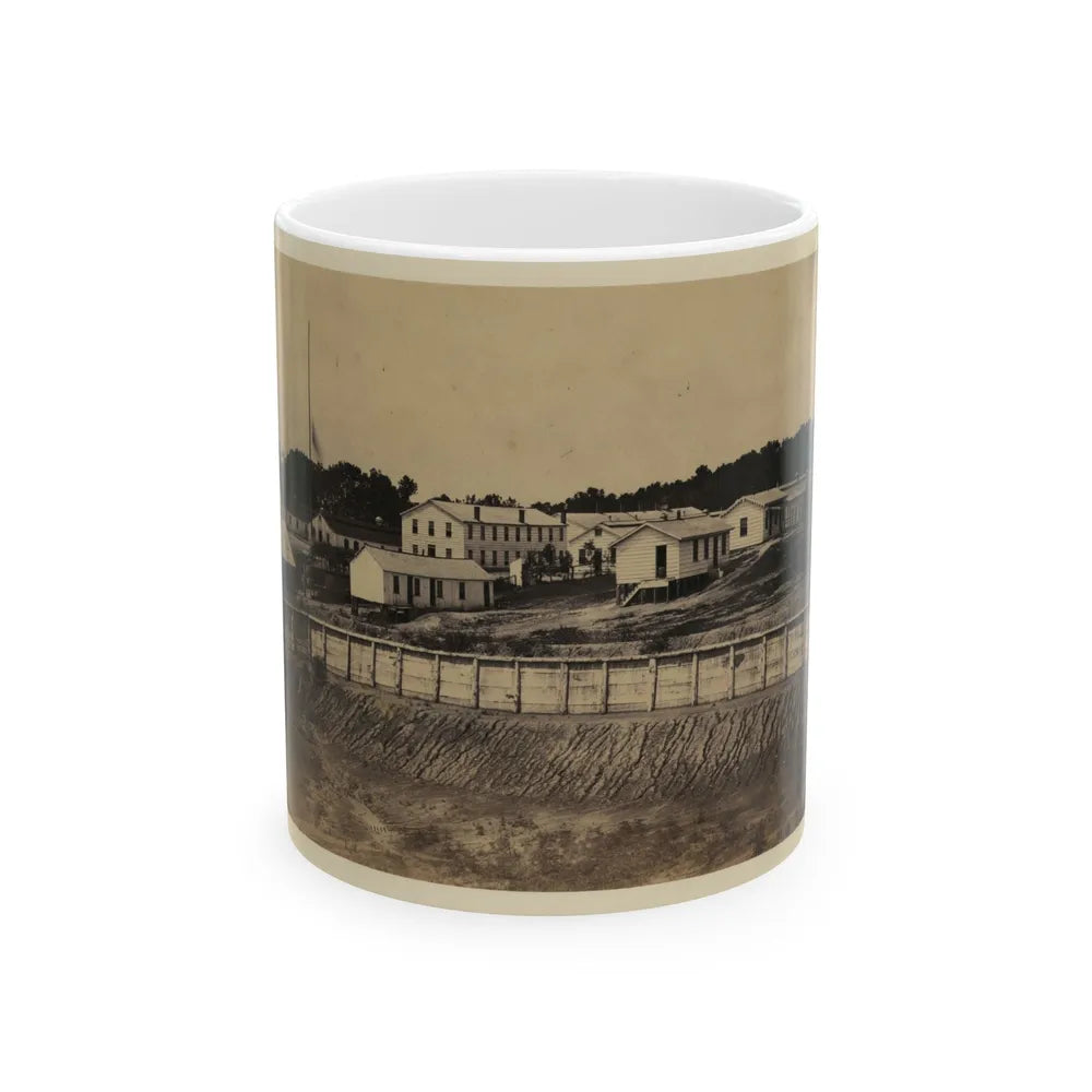 Barracks Of Ft. Carroll, Wash., D.C. (U.S. Civil War) White Coffee Mug-11oz-Go Mug Yourself