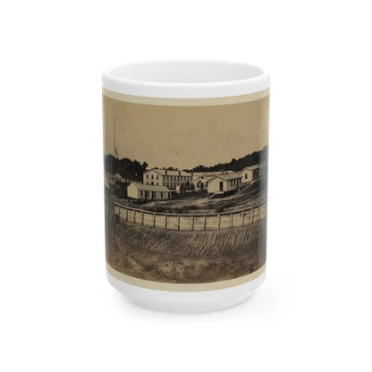 Barracks Of Ft. Carroll, Wash., D.C. (U.S. Civil War) White Coffee Mug-15oz-Go Mug Yourself