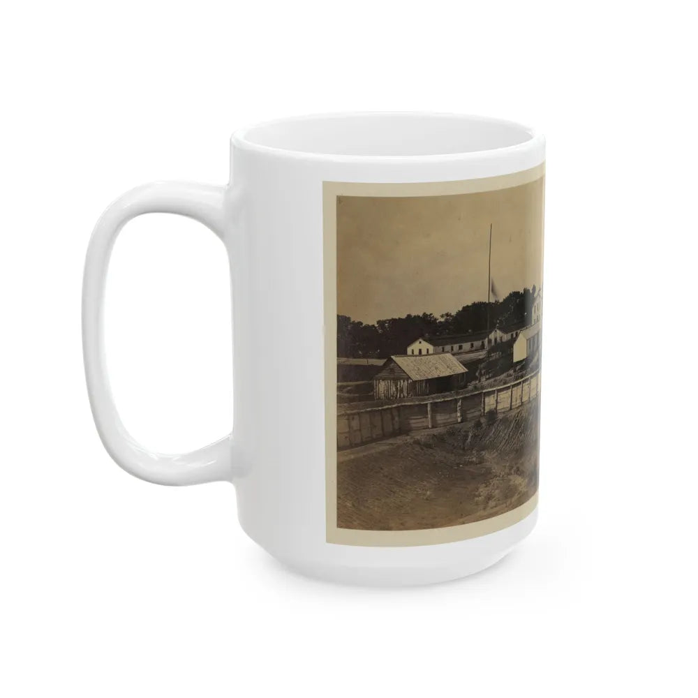 Barracks Of Ft. Carroll, Wash., D.C. (U.S. Civil War) White Coffee Mug-Go Mug Yourself