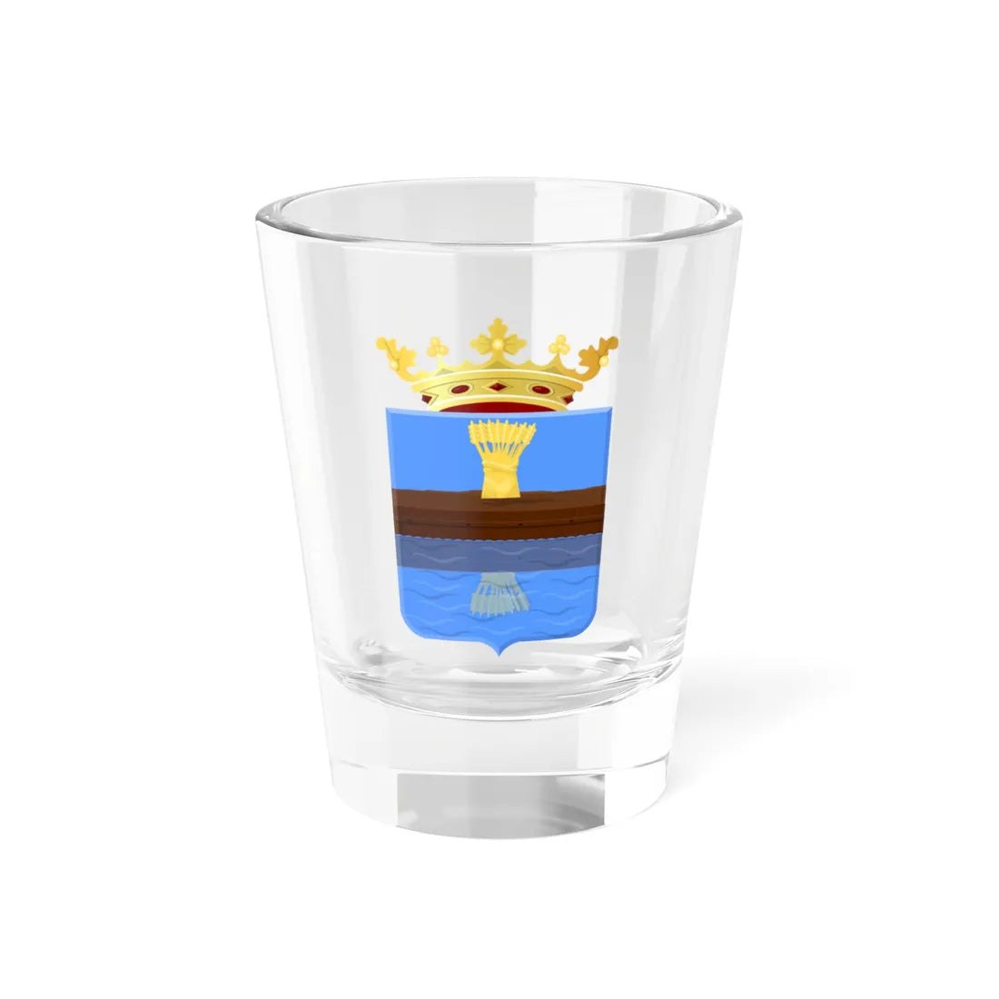 Barradeel wapen (Netherlands) (Coat of Arms) Shot Glass 1.5oz 1.5oz - Go Mug Yourself