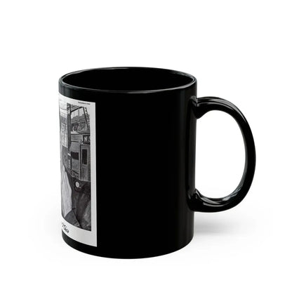 Barrett ad, The Saturday Evening Post, September 8, 1945 - Black Coffee Mug - Go Mug Yourself