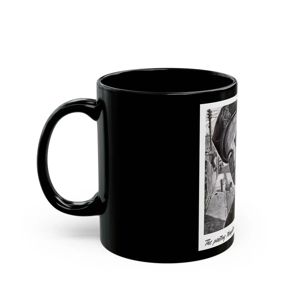 Barrett ad, The Saturday Evening Post, September 8, 1945 - Black Coffee Mug - Go Mug Yourself