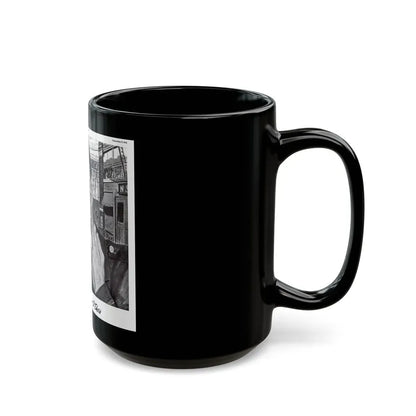 Barrett ad, The Saturday Evening Post, September 8, 1945 - Black Coffee Mug - Go Mug Yourself