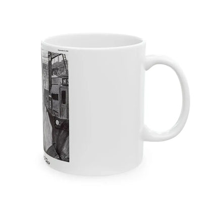Barrett ad, The Saturday Evening Post, September 8, 1945 - White Coffee Mug - Go Mug Yourself