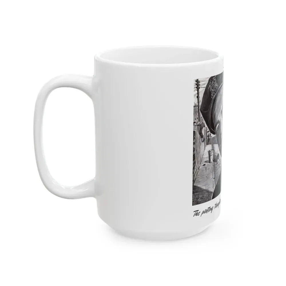 Barrett ad, The Saturday Evening Post, September 8, 1945 - White Coffee Mug - Go Mug Yourself
