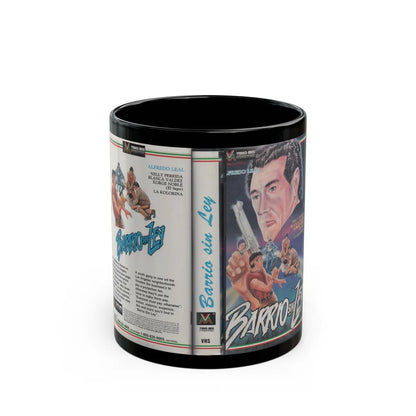 BARRIO SIN LEY (VHS COVER) - Black Coffee Mug-11oz-Go Mug Yourself