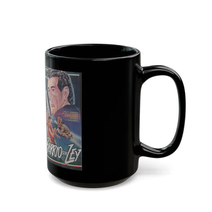 BARRIO SIN LEY (VHS COVER) - Black Coffee Mug-Go Mug Yourself