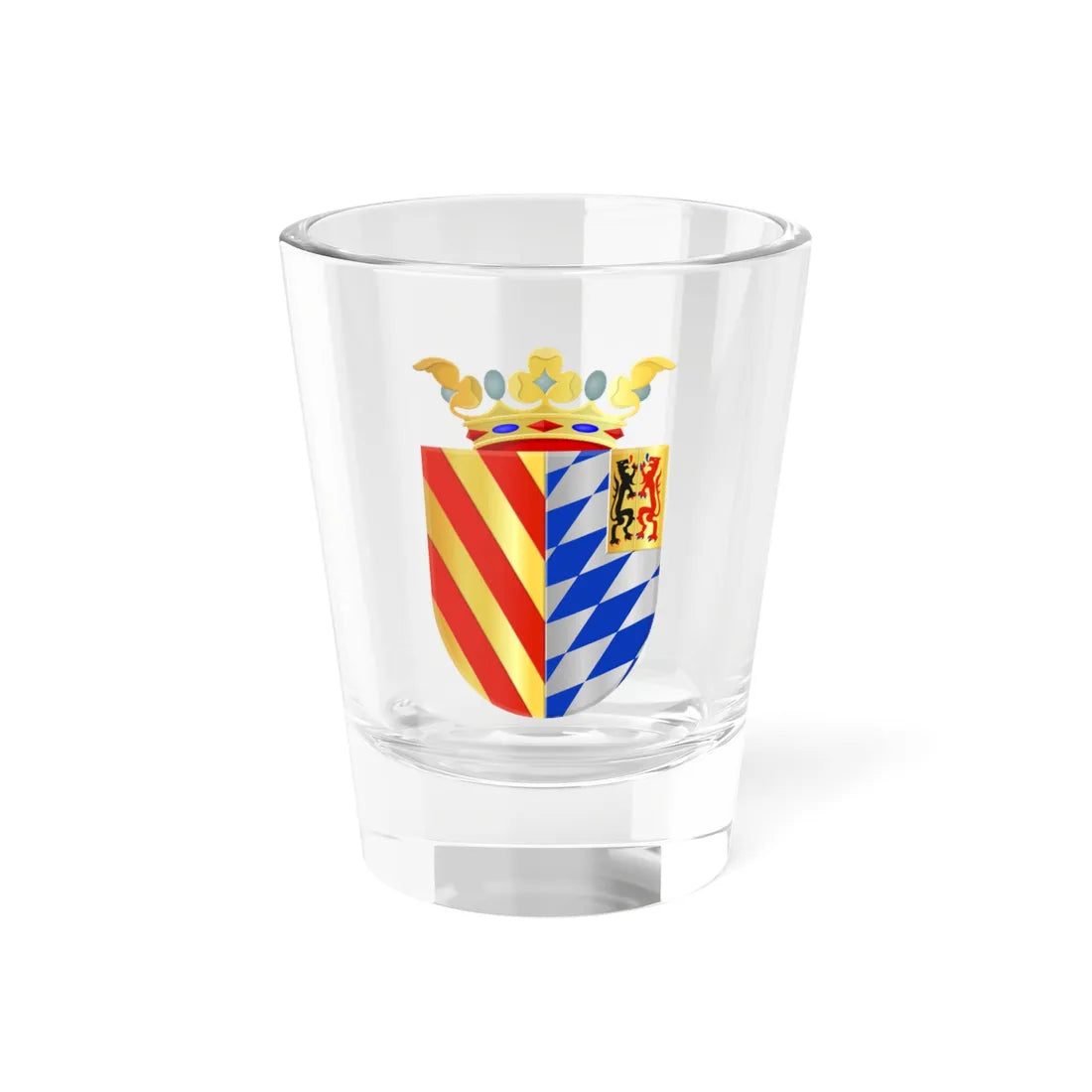 Barsingerhorn 3 wapen (Germany) (Coat of Arms) Shot Glass 1.5oz 1.5oz - Go Mug Yourself