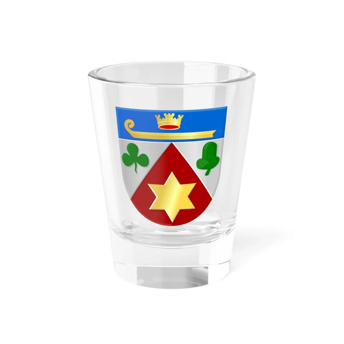 Bartlehiem wapen (Netherlands) (Coat of Arms) Shot Glass 1.5oz 1.5oz - Go Mug Yourself