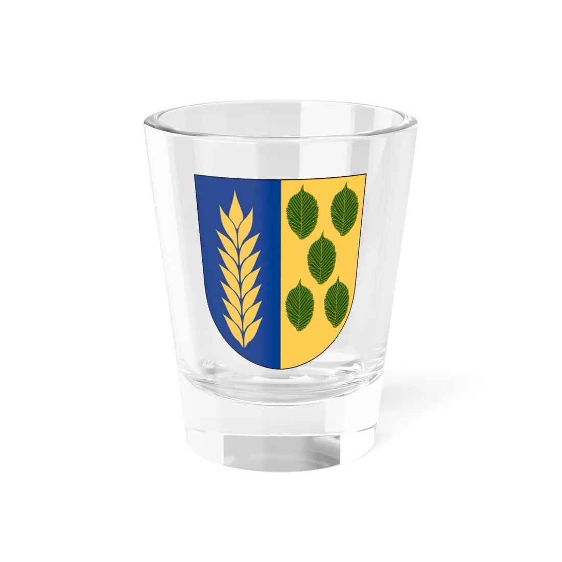 Barva vapen (Sweden) (Coat of Arms) Shot Glass 1.5oz 1.5oz - Go Mug Yourself