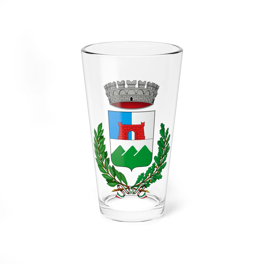 Barzanò-Stemma (Italy) (Coat of Arms) Pint Glass 16oz 16oz - Go Mug Yourself