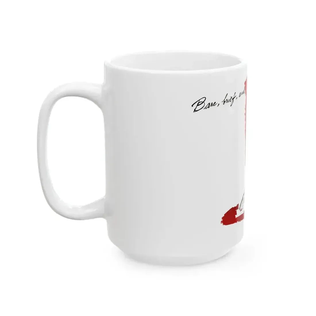 Base, brief, and beautiful, Fashion Illustration, 1945 - White Coffee Mug - Go Mug Yourself