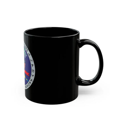 Base Miami Beach (U.S. Coast Guard) Black Coffee Mug-Go Mug Yourself