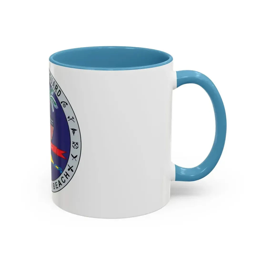 Base Miami Beach (U.S. Coast Guard) Accent Coffee Mug - Go Mug Yourself