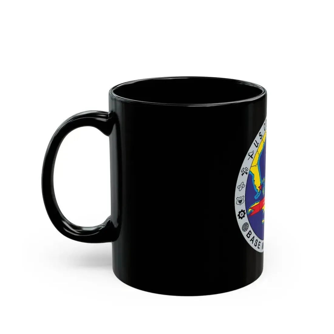 Base Miami Beach (U.S. Coast Guard) Black Coffee Mug - Go Mug Yourself