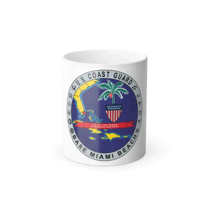 Base Miami Beach (U.S. Coast Guard) Color Changing Coffee Mug 11oz - Go Mug Yourself