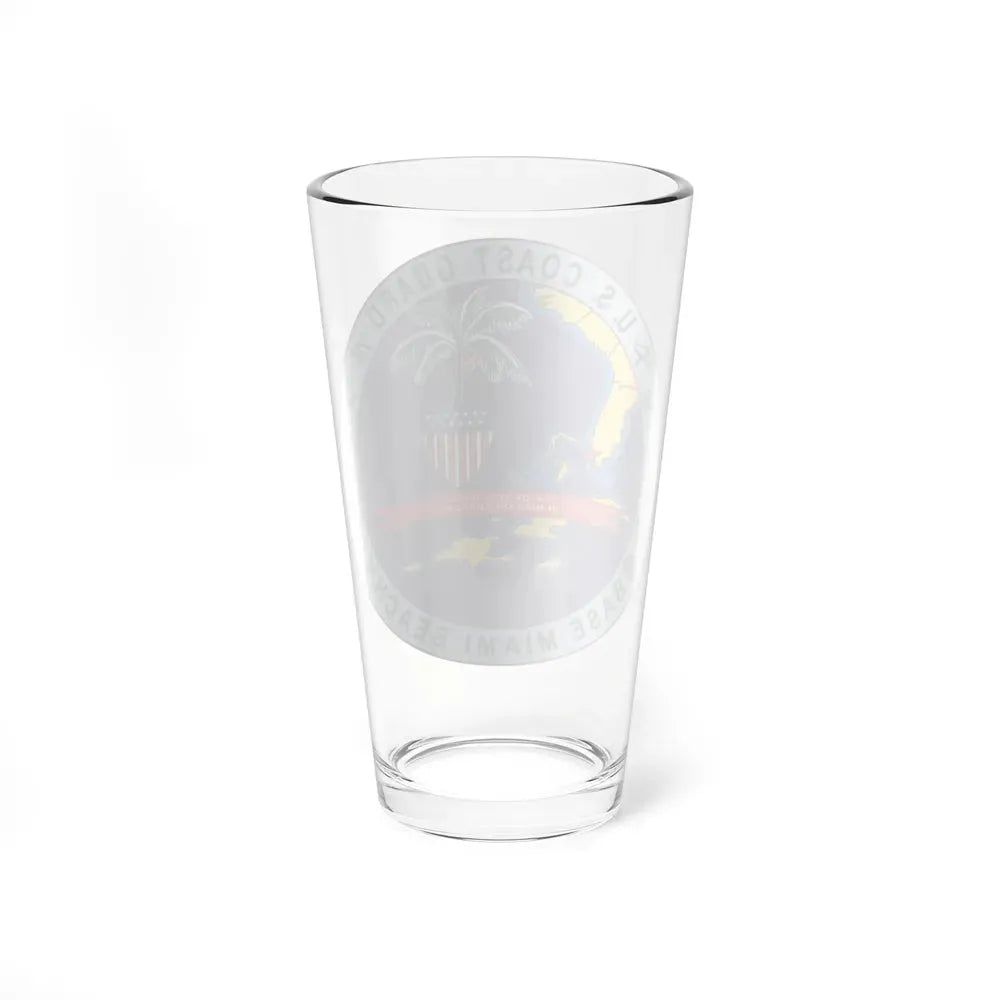 Base Miami Beach (U.S. Coast Guard) Pint Glass 16oz - Go Mug Yourself