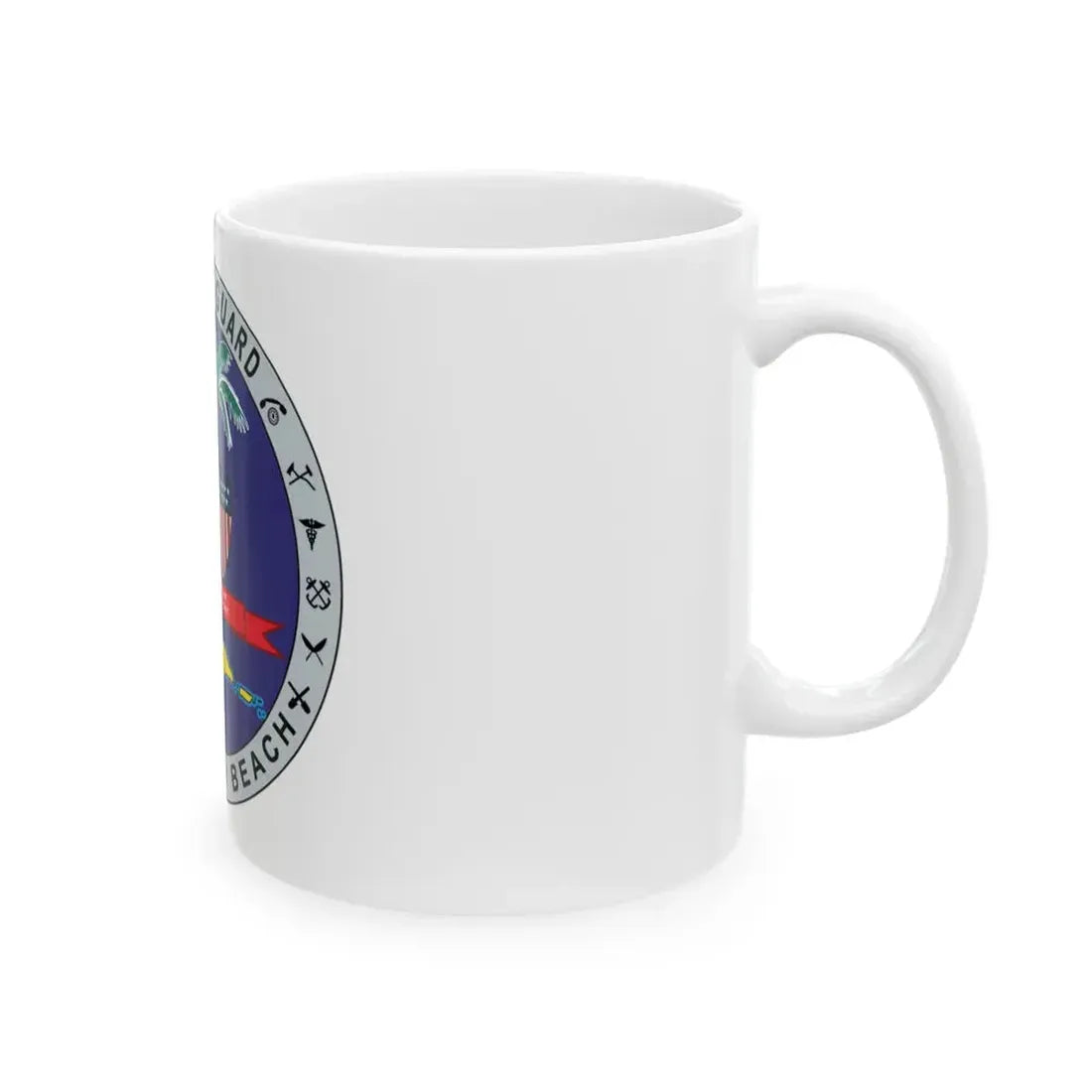 Base Miami Beach (U.S. Coast Guard) White Coffee Mug - Go Mug Yourself