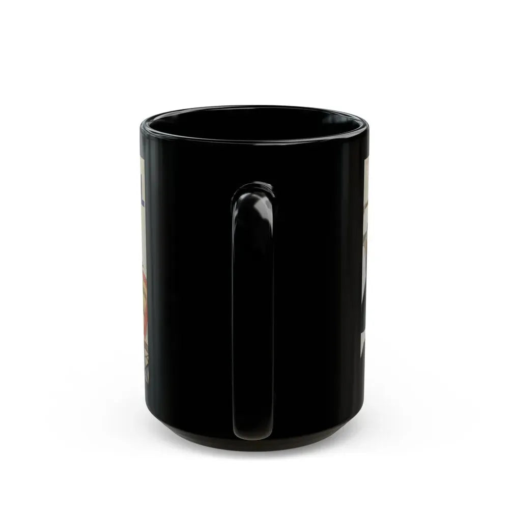 Baseball advertisement - Black Coffee Mug - Go Mug Yourself