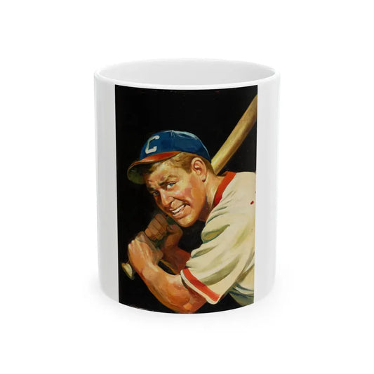 Baseball Batter - White Coffee Mug 11oz - Go Mug Yourself