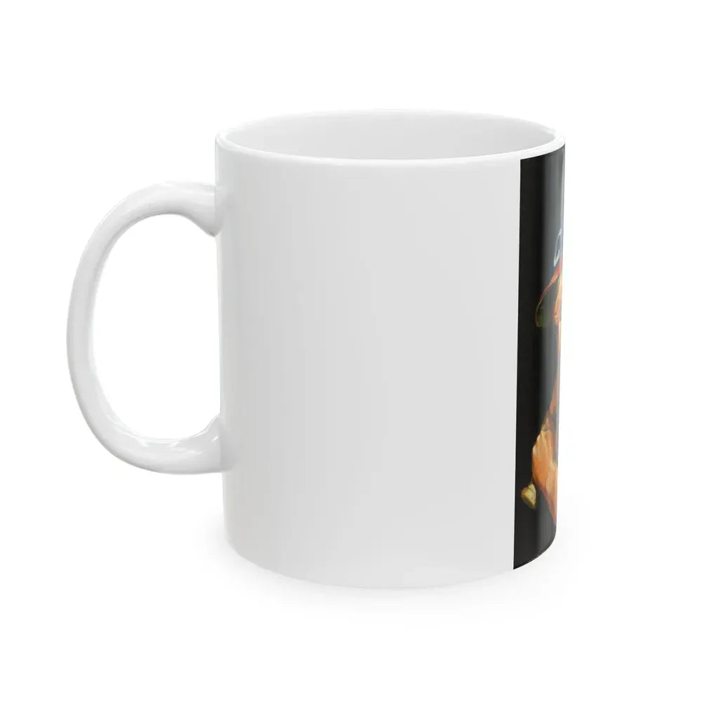 Baseball Batter - White Coffee Mug - Go Mug Yourself