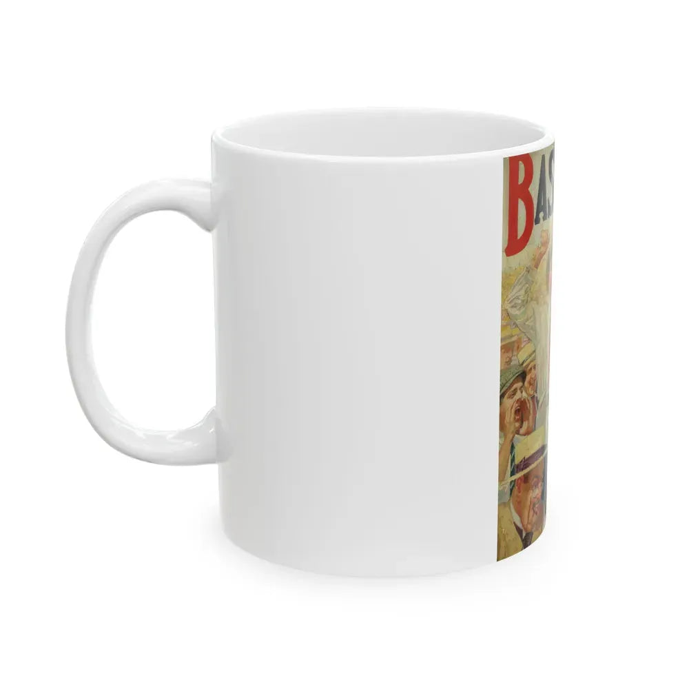 Baseball Magazine cover, July (1) - White Coffee Mug - Go Mug Yourself
