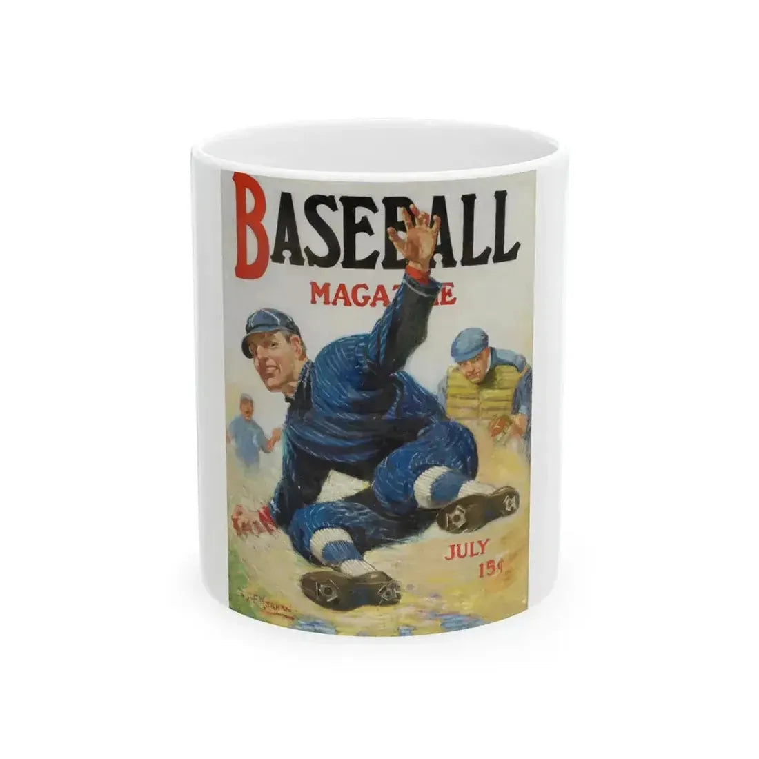 Baseball Magazine cover, July (2) - White Coffee Mug 11oz - Go Mug Yourself