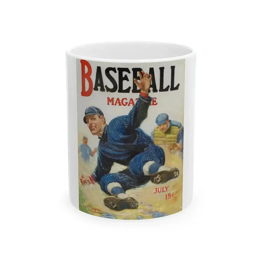 Baseball Magazine cover, July (2) - White Coffee Mug 11oz - Go Mug Yourself