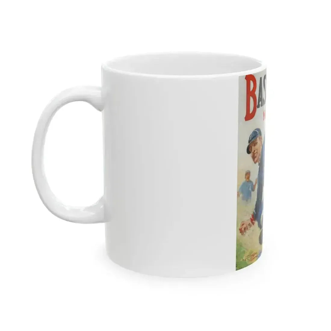 Baseball Magazine cover, July (2) - White Coffee Mug - Go Mug Yourself