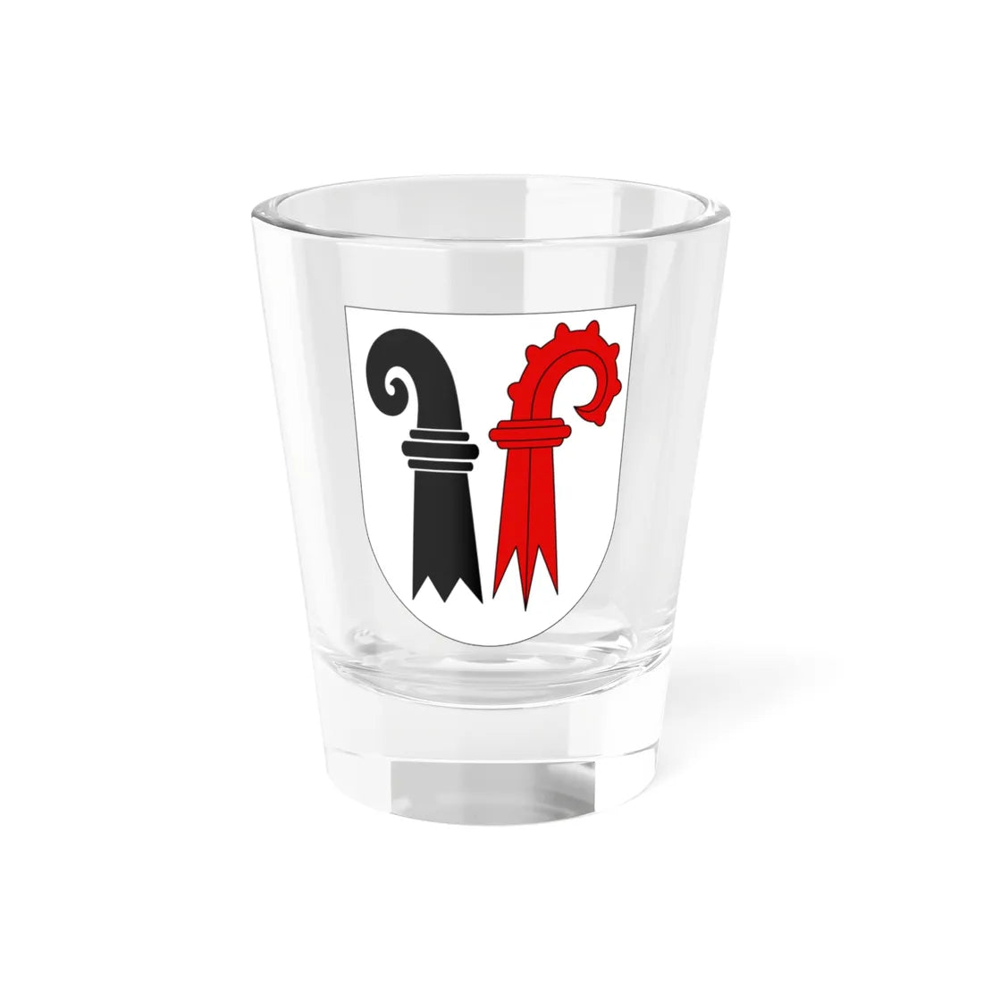 Basel-StadtLandschaft (Switzerland) (Coat of Arms) Shot Glass 1.5oz 1.5oz - Go Mug Yourself
