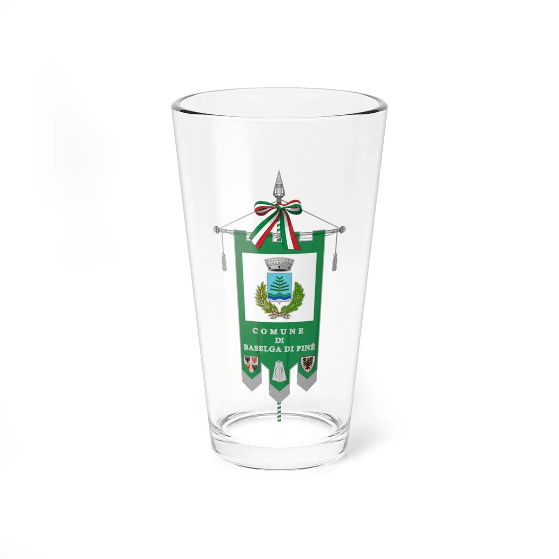 Baselga di Piné-Gonfalone (Italy) Pint Glass 16oz 16oz - Go Mug Yourself