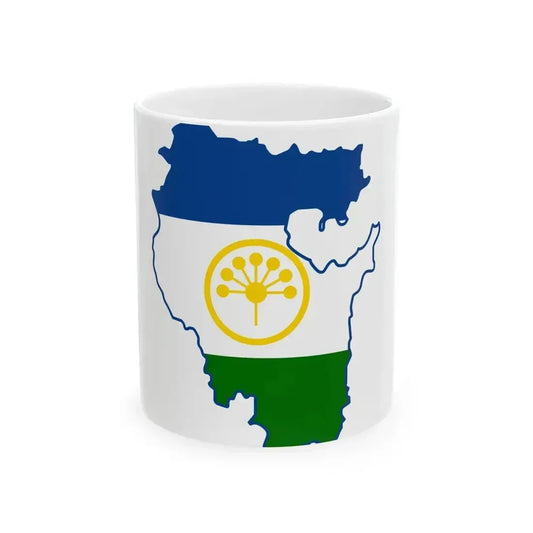 Bashkir-geo-stub (Russia) White Coffee Mug 11oz - Go Mug Yourself