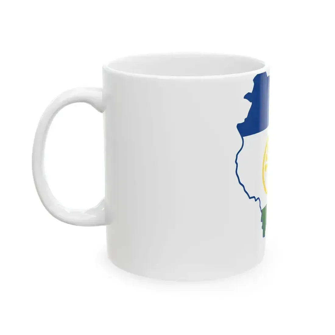 Bashkir-geo-stub (Russia) White Coffee Mug - Go Mug Yourself