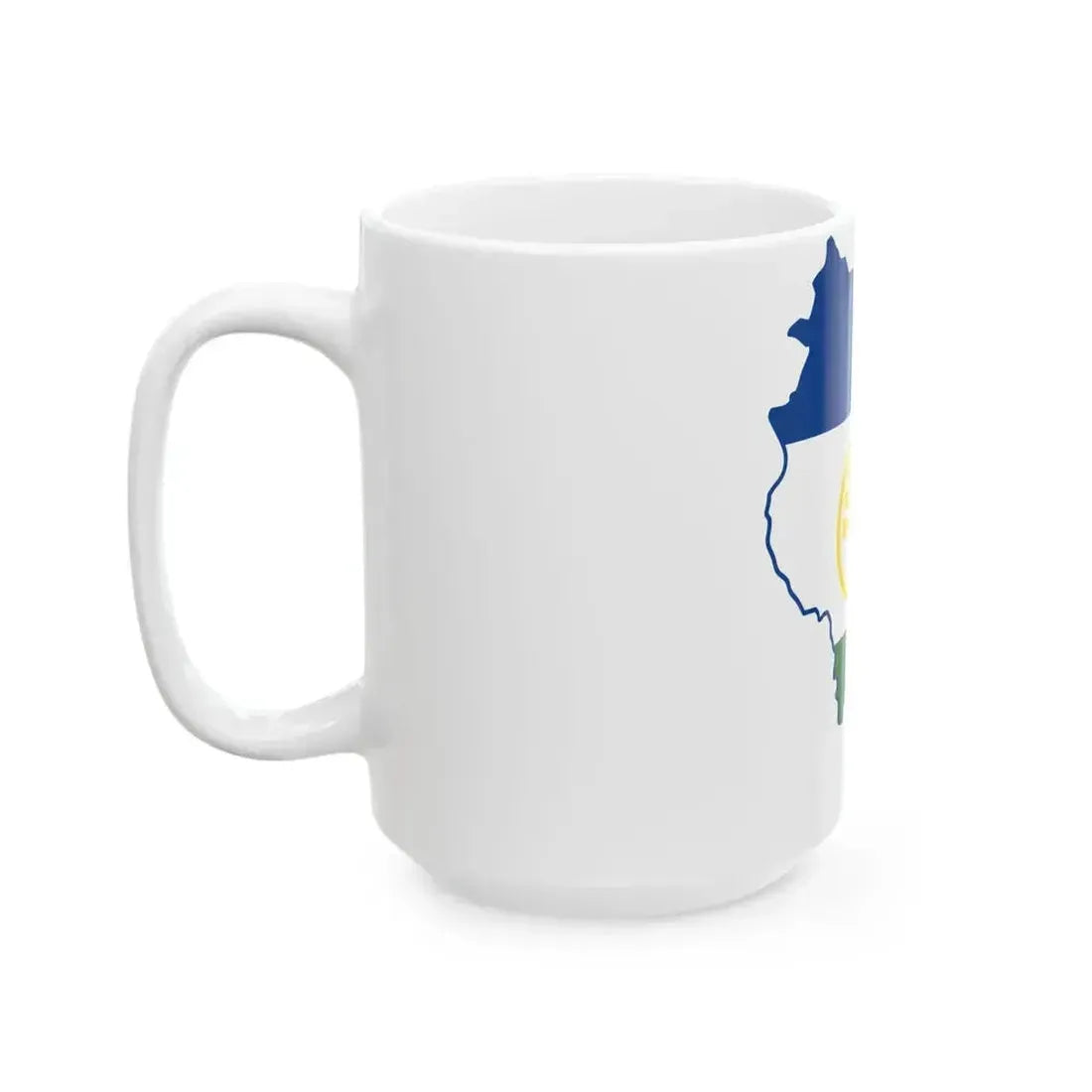 Bashkir-geo-stub (Russia) White Coffee Mug - Go Mug Yourself