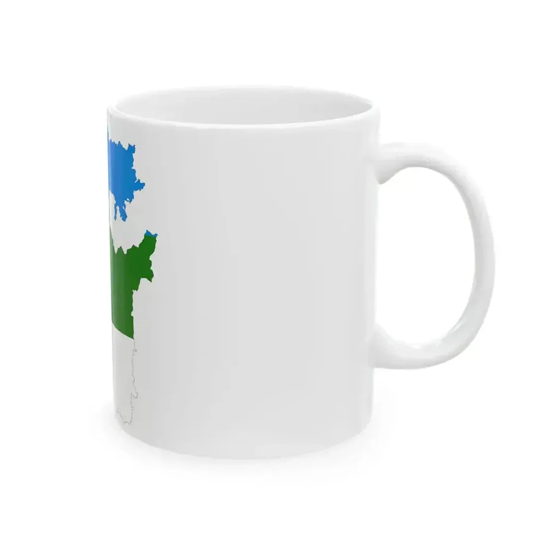 Bashkortostanindependence-Flagmap (Russia) White Coffee Mug - Go Mug Yourself