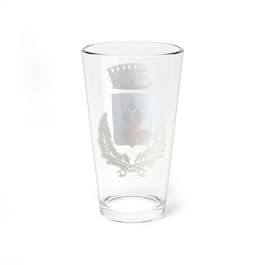 Basiano-Stemma (Italy) (Coat of Arms) Pint Glass 16oz - Go Mug Yourself
