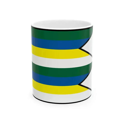 Baska Kosice Okolie Flag (Slovakia) White Coffee Mug 11oz - Go Mug Yourself