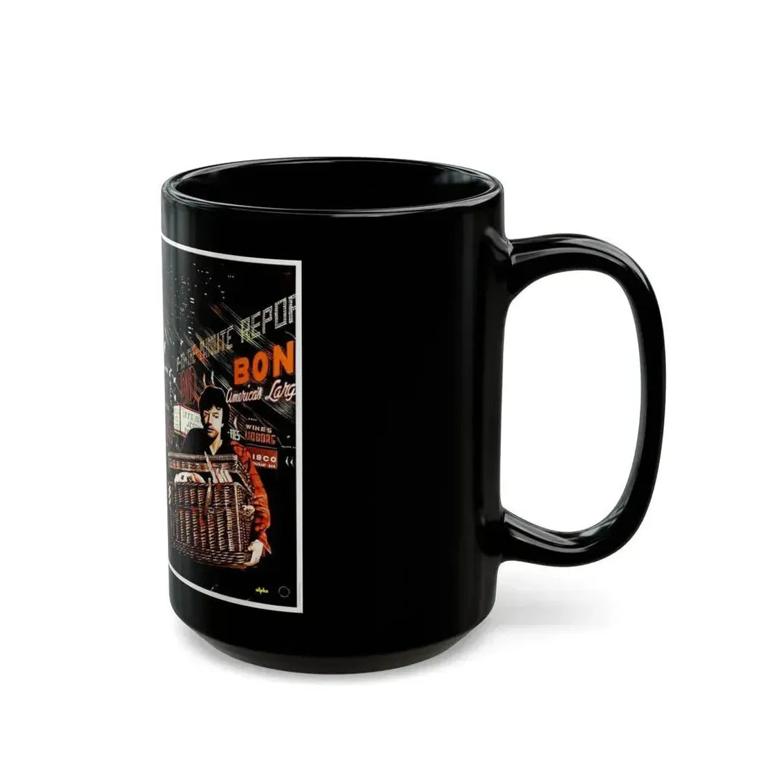 BASKET CASE 1982 Movie Poster - Black Coffee Mug - Go Mug Yourself