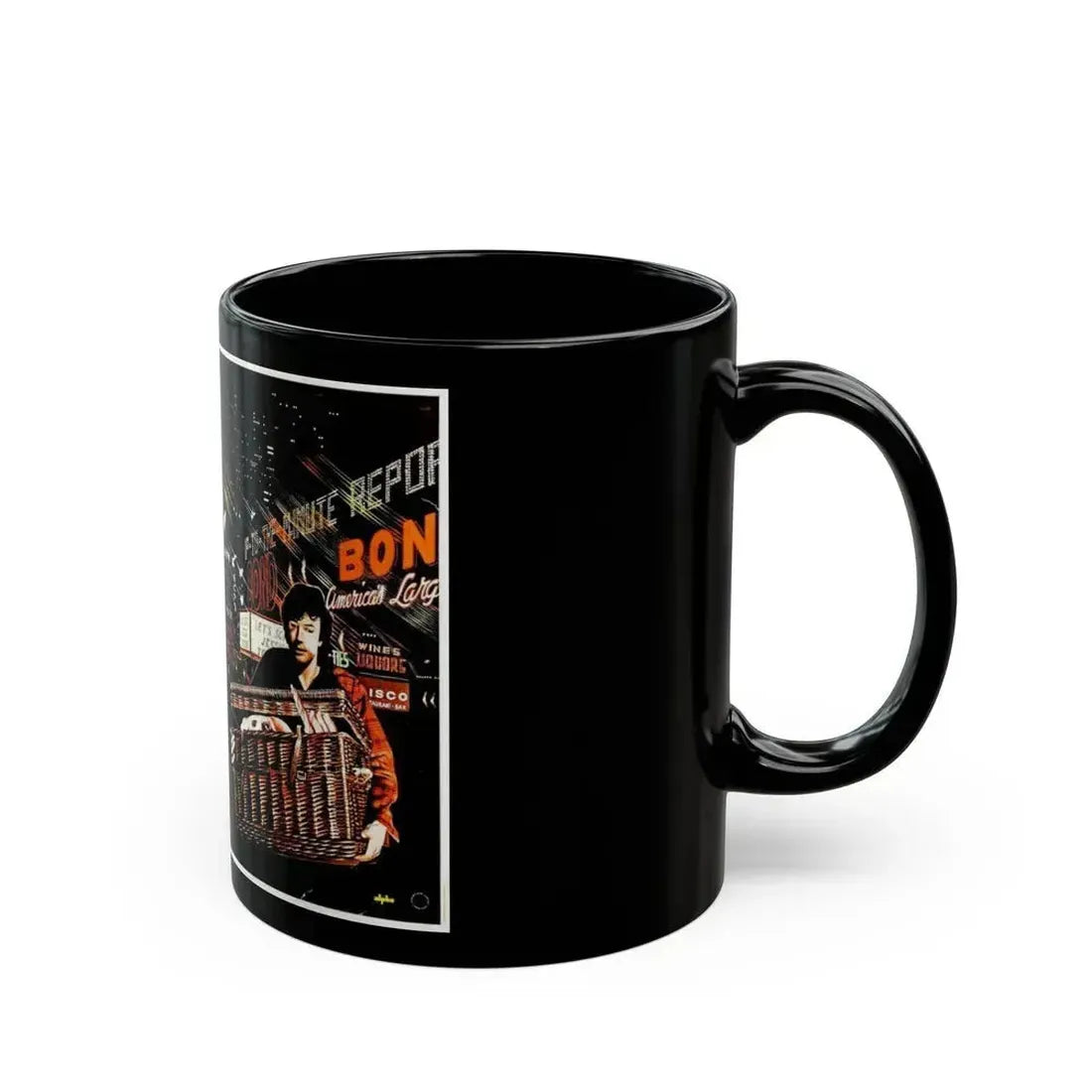 BASKET CASE 1982 Movie Poster - Black Coffee Mug - Go Mug Yourself