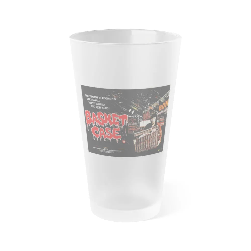 BASKET CASE 1982 Movie Poster - Frosted Pint Glass 16oz-Go Mug Yourself