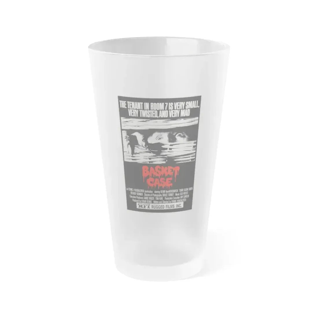 BASKET CASE (2) 1982 Movie Poster - Frosted Pint Glass 16oz Default Title - Go Mug Yourself