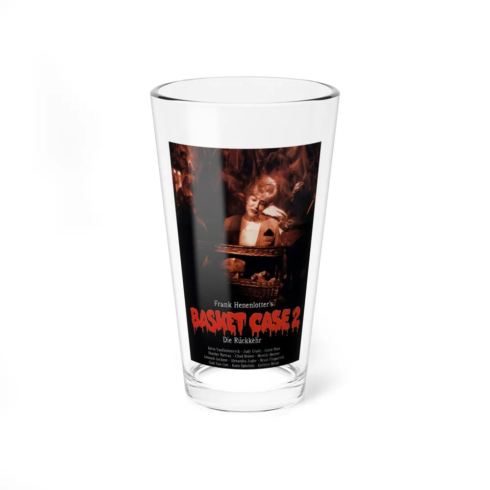 BASKET CASE 2 (GERMAN) 1990 Movie Poster - Pint Glass 16oz-16oz-Go Mug Yourself