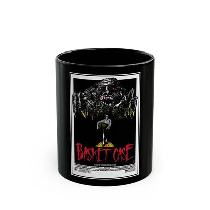 BASKET CASE (ALAMO) 1982 Movie Poster - Black Coffee Mug 11oz - Go Mug Yourself