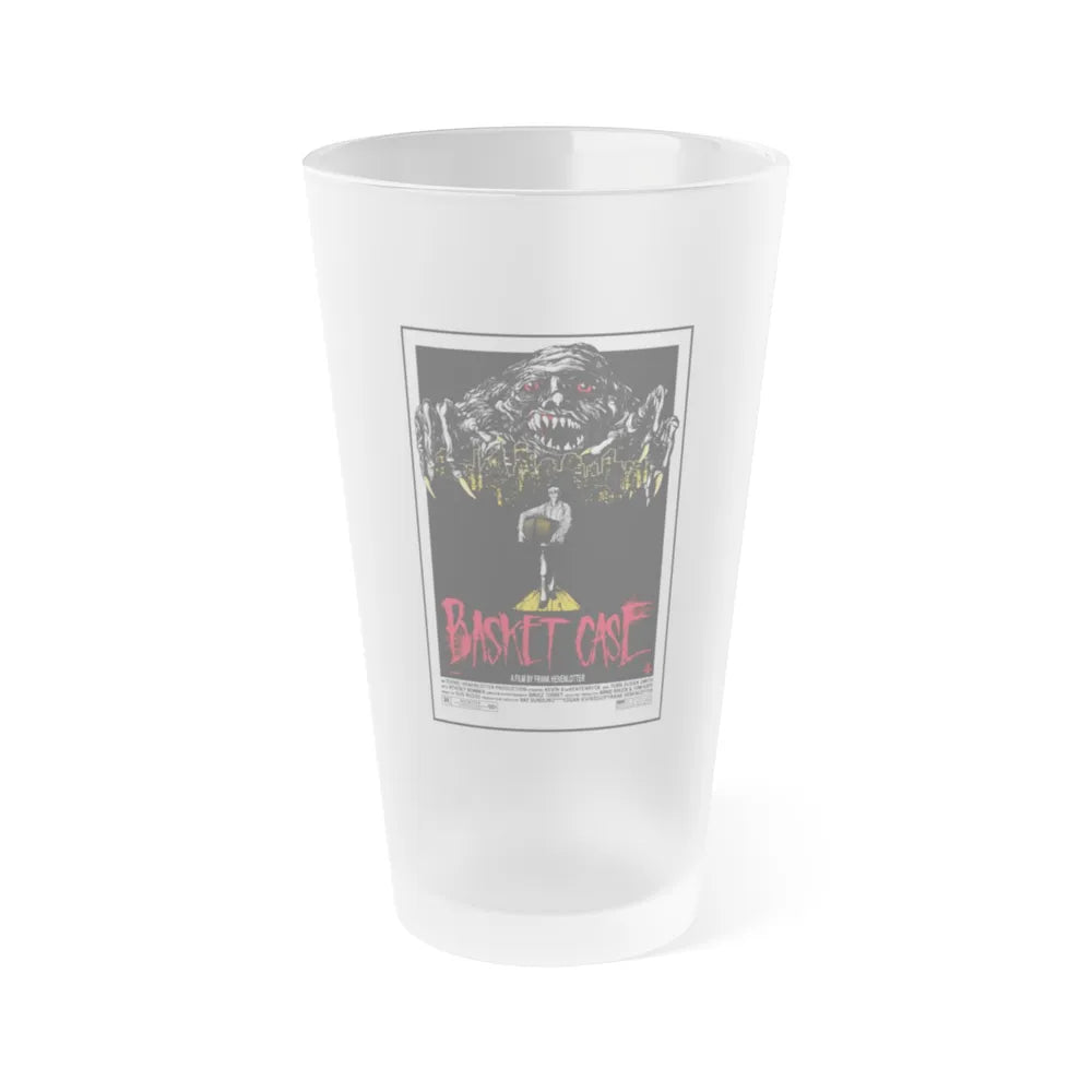 BASKET CASE (ALAMO) 1982 Movie Poster - Frosted Pint Glass 16oz-Go Mug Yourself